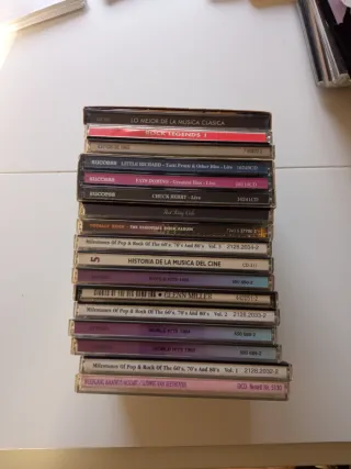Lote 17 CDs Música Clásica, Rock, Éxitos