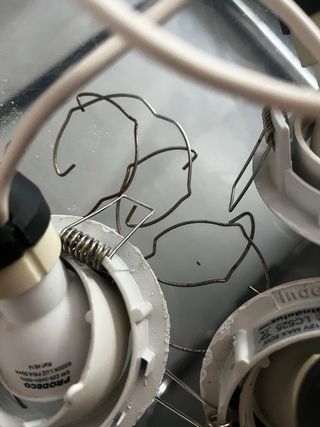 Focos empotrables luz neutra (4 unidades)