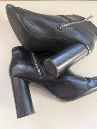 Botines azul Zara Talla 40