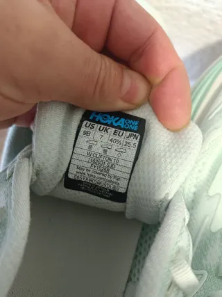 Zapatillas Hoka Clifton 10 Verde y Blanco