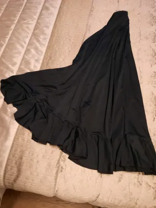 Falda flamenca niña negra