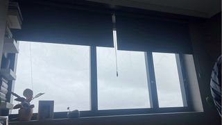 Estor Cortina Gris Oscuro Opaco