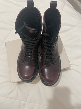 Botines Zara Rojo Cereza