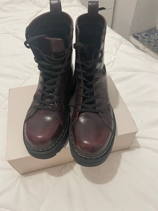 Botines Zara Rojo Cereza