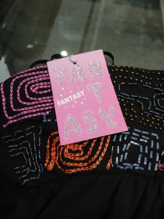 Camisetilla fiesta tirantes bordada S. m