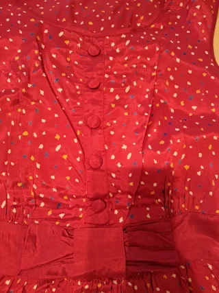 Vestido Springfield estampado rojo T.M