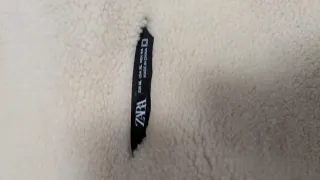 Chaqueta Zara Estampada Borrego