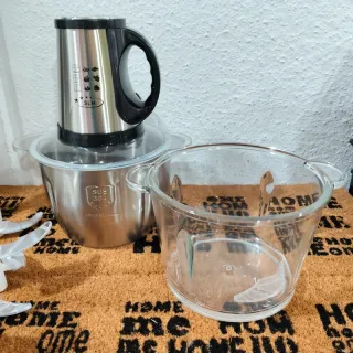 Picadora de carne y vegetales 300W 3 litros 2 bol