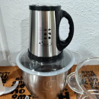 Picadora de carne y vegetales 300W 3 litros 2 bol