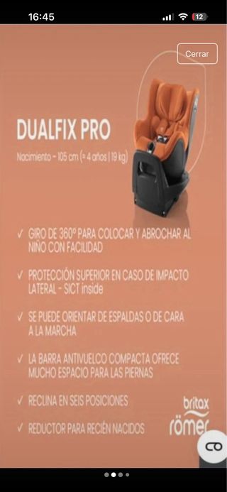 Silla de coche Britax Römer Dualfix Pro