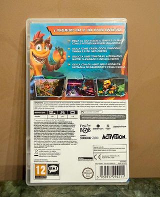 Crash Bandicoot 4 Gioco Nintendo Switch Completo