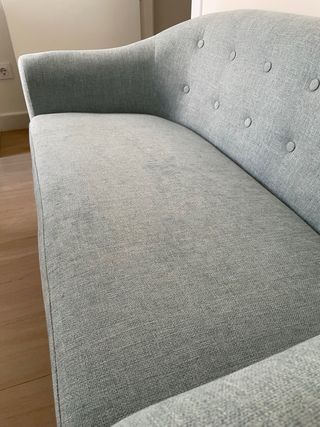 Sofá de dos plazas como nuevo