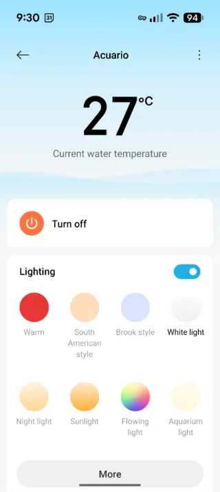 Acuario Xiaomi 20L Negro/Azul