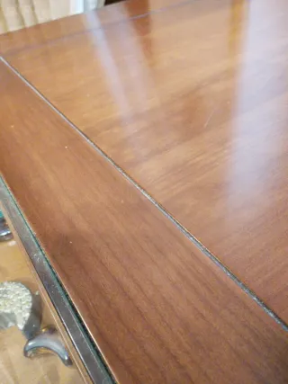 Mesa de centro madera y cristal