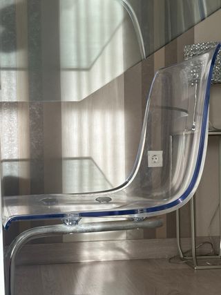 Sillas Metacrilato Diseño x4 ikea