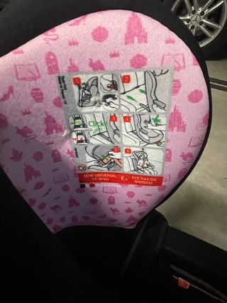 Silla de coche para niña Disney Princesas