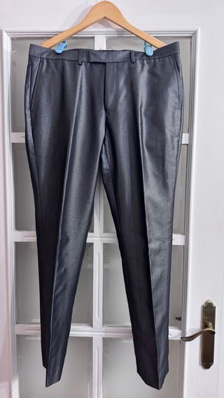 Traje de hombre gris