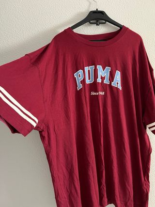 Camiseta Puma Roja con Etiqueta