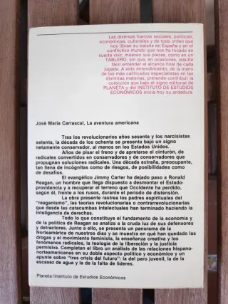 La aventura americana. José María Carrascal