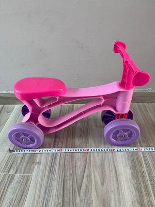 Bici de aprendizaje rosa y morada