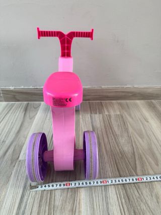 Bici de aprendizaje rosa y morada