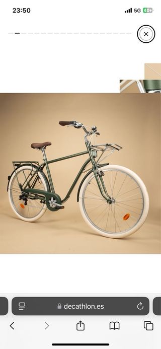 Bicicleta Urbana Elops Verde