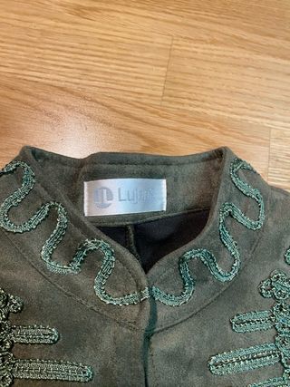 Chaqueta militar verde mujer