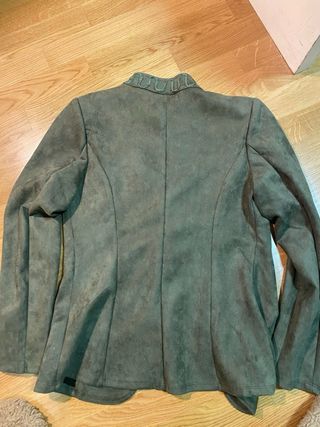 Chaqueta militar verde mujer