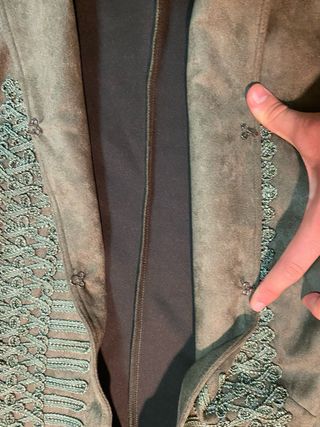 Chaqueta militar verde mujer