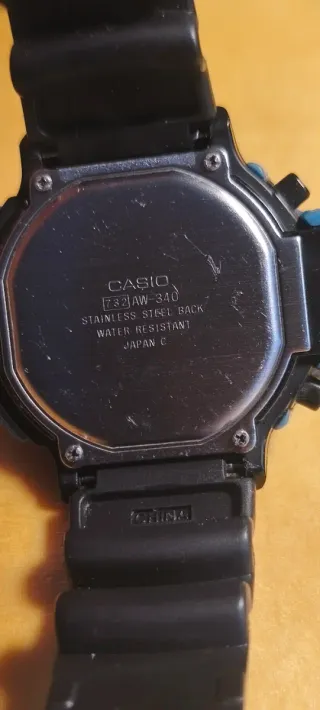 Reloj Casio AW-340 Depth-Meter módulo 732 japan