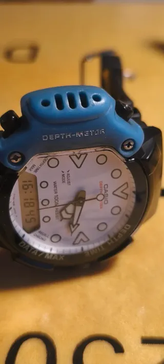 Reloj Casio AW-340 Depth-Meter módulo 732 japan