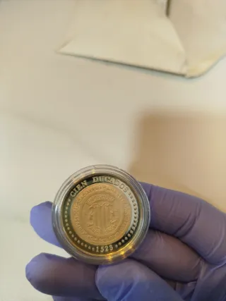 Réplica Moneda 100 Ducados Españoles 1523