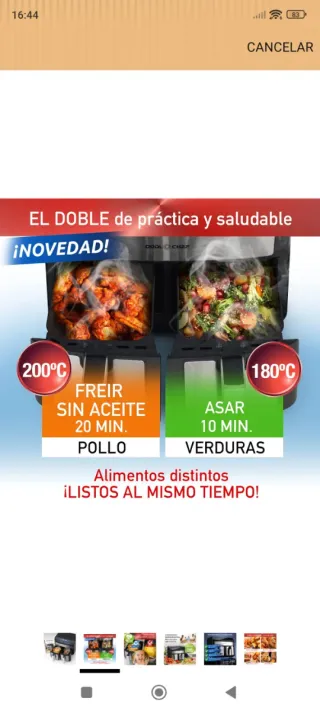 Freidora Aire Dual Chef