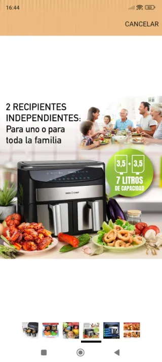 Freidora Aire Dual Chef