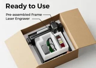 Grabadora Láser 2.5W Longer Negra NUEVA