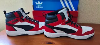 Zapatillas Puma Talla 41 Rojas y Blancas