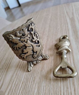 Cavatappi apribottiglie decorativo metallo