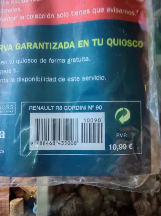 Maqueta Coche Renault 8 Gordini Azul