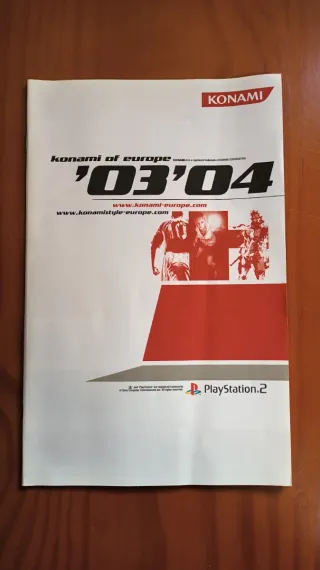 Catálogo Konami '03-'04 PlayStation 2
