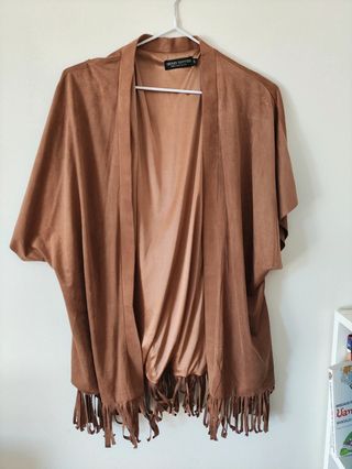 Kimono antelina flecos