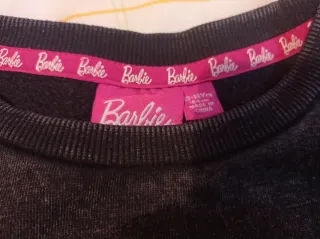 Sudadera Barbie Negra y Rosa.