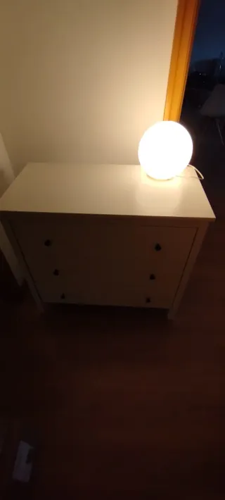 Cómoda IKEA Koppang 3 cajones blanca