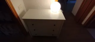 Cómoda IKEA Koppang 3 cajones blanca