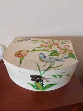 Conjunto 2 Cajas Decorativas Madera Dif Tamaños