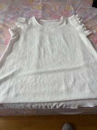 Blusa blanca talla única