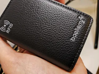 Portafoglio uomo Baellerry RFID nero