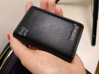 Portafoglio uomo Baellerry RFID nero