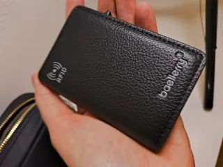 Portafoglio uomo Baellerry RFID nero