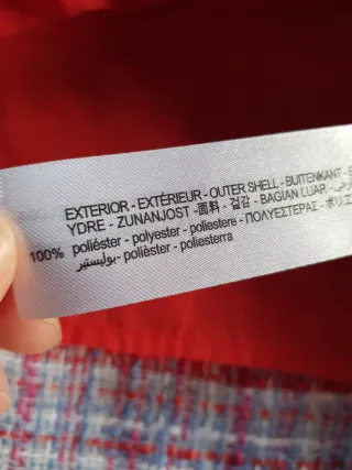 Falda Zara tweed botones joya Talla S