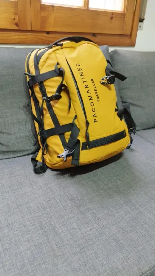 Mochila Viaje Paco Martinez Amarilla
